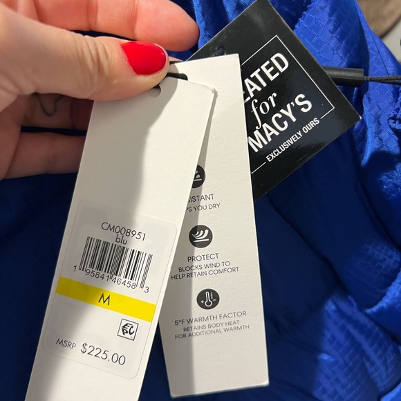 Calvin Klein Men's Blue Down Jacket - Picture 3 of 6